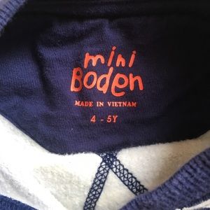 Mini Boden Dresses - Mini Boden Navy Stripe Sweatshirt Dress Mini Boden Dresses - Mini Boden Navy Stripe Sweatshirt Dress